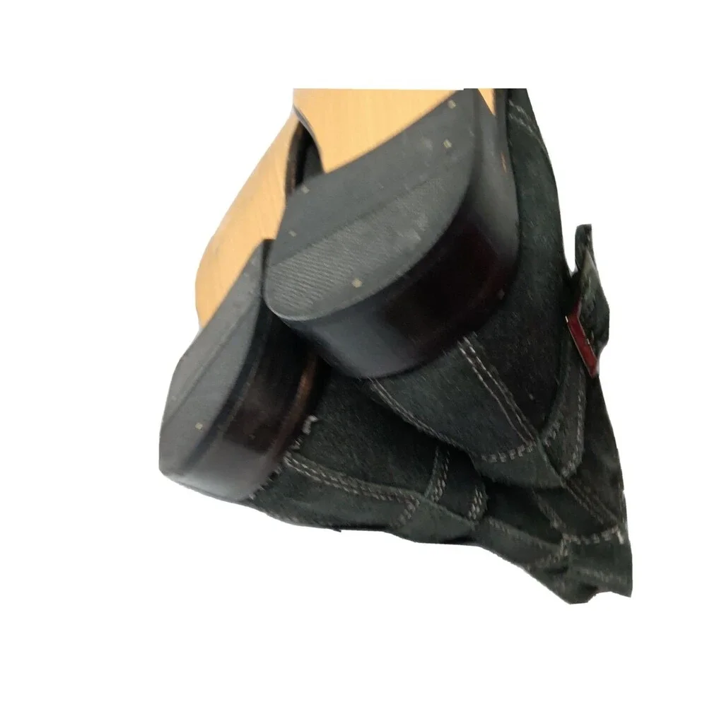 Red Tape Cyril Chukka Boots Men's Size 9.5 Nubuck Leather Black